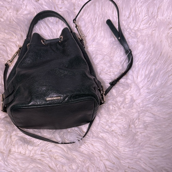 Rebecca Minkoff Elegant Green Leather Bucket Bag medium - Picture 6 of 9